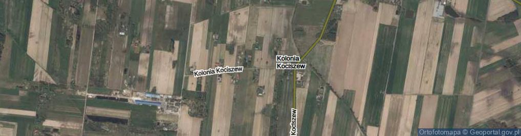 Zdjęcie satelitarne Kolonia Kociszew ul.